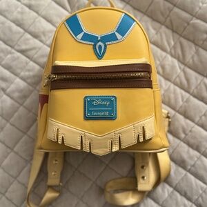 Loungefly Pocahontas Dress Cosplay Mini Backpack